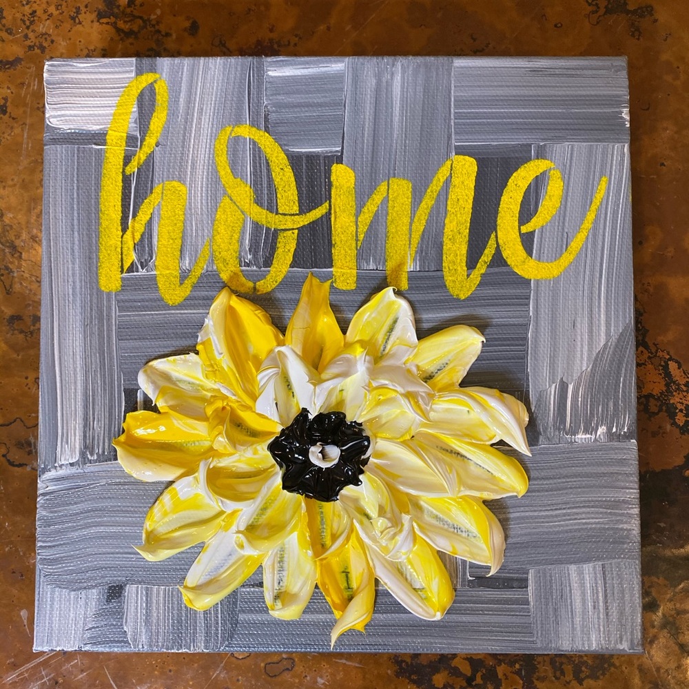 “Home” 8x8 canvas